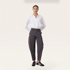 Ruti Petite Wide-ish Pants Graphite 2P EUC